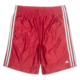 ADIDAS Mens Sports Shorts Red Relaxed L W36