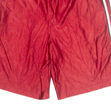 ADIDAS Mens Sports Shorts Red Relaxed L W36