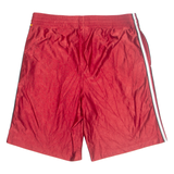 ADIDAS Mens Sports Shorts Red Relaxed L W36