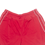NIKE Mens Sports Shorts Red Relaxed M W30