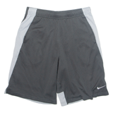 NIKE Mens Sports Shorts Grey Relaxed M W28