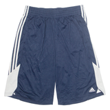 ADIDAS Mens Sports Shorts Blue Relaxed M W30
