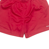 REEBOK Womens Sports Shorts Red Relaxed M W30