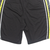 REEBOK Mens Sports Shorts Black Relaxed L W34
