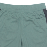 ADIDAS Mens Sports Shorts Green Relaxed L W32