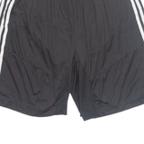 ADIDAS Mens Sports Shorts Black Relaxed L W31