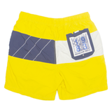 NAUTICA Mesh Lined Mens Swimming Shorts Yellow Relaxed M W30