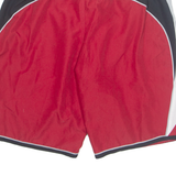 NIKE Mesh Lined Mens Swimming Shorts Red Relaxed M W30