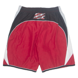 NIKE Mesh Lined Mens Swimming Shorts Red Relaxed M W30