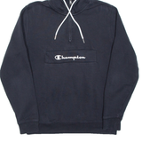 CHAMPION Mens Black Hoodie S