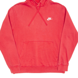 NIKE Womens Red Hoodie M