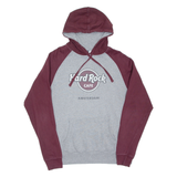 HARD ROCK CAFE Amsterdam Mens Maroon Hoodie L