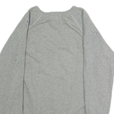 SUPERDRY Floral Womens Sweatshirt Grey Crew Neck UK 12