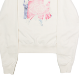 DIESEL Mens Sweatshirt White Crew Neck S