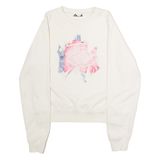 DIESEL Mens Sweatshirt White Crew Neck S