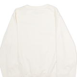 DIESEL Mens Sweatshirt White Crew Neck S