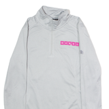 THE NORTH FACE Mural Womens Sweatshirt Grey 1/4 Zip S