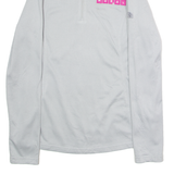 THE NORTH FACE Mural Womens Sweatshirt Grey 1/4 Zip S