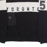 NBA Toronto Raptors Mens Sweatshirt Black Crew Neck USA S