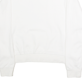 LEE Relaxed Fit Womens Sweatshirt White Crew Neck S