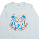 KENZO Mens Sweatshirt Blue Crew Neck S