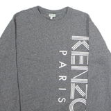 KENZO Mens Sweatshirt Grey Crew Neck S