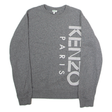 KENZO Mens Sweatshirt Grey Crew Neck S