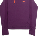 UNDER ARMOUR Loose Fit Womens Sweatshirt Pink Roll Neck XS