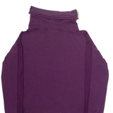 UNDER ARMOUR Loose Fit Womens Sweatshirt Pink Roll Neck XS