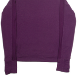 UNDER ARMOUR Loose Fit Womens Sweatshirt Pink Roll Neck XS