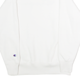 CHAMPION Mens Sweatshirt White High Neck XS