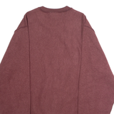 CHAMPION REVERSE WEAVE Inside Out Mens Sweatshirt Maroon Crew Neck S