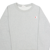CHAMPION REVERSE WEAVE Mens Sweatshirt Grey Crew Neck S