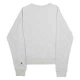 CHAMPION REVERSE WEAVE Mens Sweatshirt Grey Crew Neck S