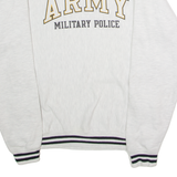 CHAMPION REVERSE WEAVE Army Military Police Mens Sweatshirt Grey Crew Neck USA S