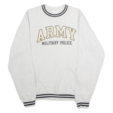 CHAMPION REVERSE WEAVE Army Military Police Mens Sweatshirt Grey Crew Neck USA S