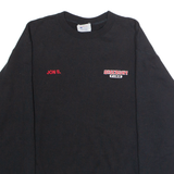 CHAMPION Discount Tire 'Jon S.' Mens Sweatshirt Black Crew Neck USA L