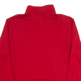 NAUTICA Mens Sweatshirt Red 1/4 Zip XL