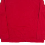 NAUTICA Mens Sweatshirt Red 1/4 Zip XL