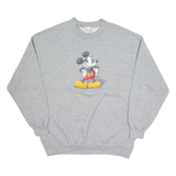 DISNEY Mickey Mouse Mens Sweatshirt Grey Crew Neck 2XL