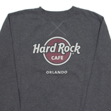 HARD ROCK CAFE Orlando Mens Sweatshirt Grey Crew Neck USA M