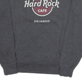 HARD ROCK CAFE Orlando Mens Sweatshirt Grey Crew Neck USA M