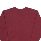 CRABLE SPORTSWEAR Golf Mens Sweatshirt Maroon Crew Neck 90s L