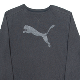 PUMA Mens Sweatshirt Grey Crew Neck M