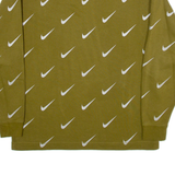 NIKE Mens Sweatshirt Green XS