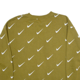 NIKE Mens Sweatshirt Green XS
