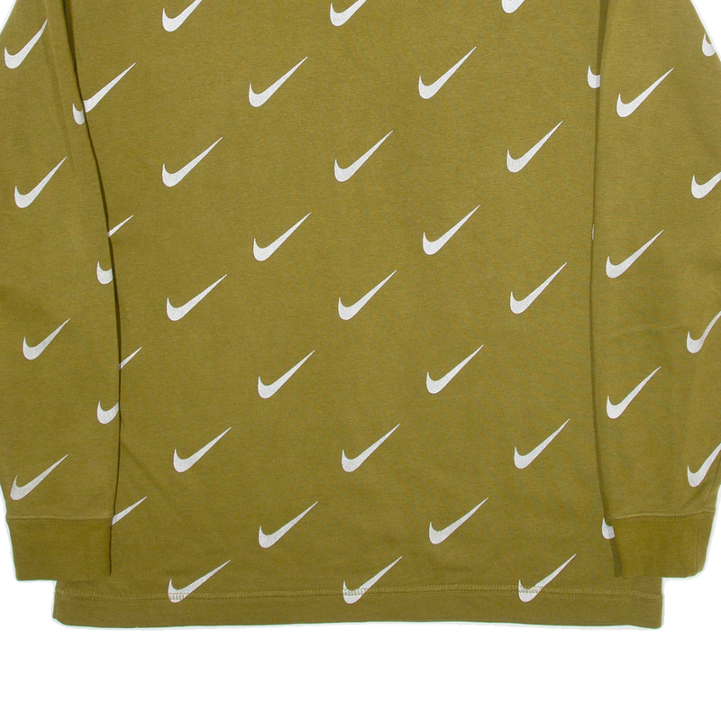 NIKE Mens Sweatshirt Green XS