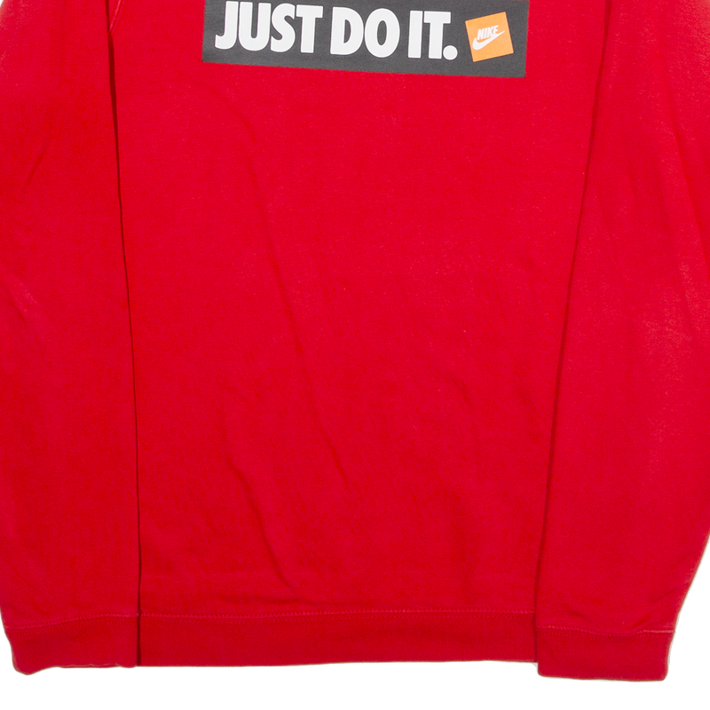 NIKE Mens Sweatshirt Red S