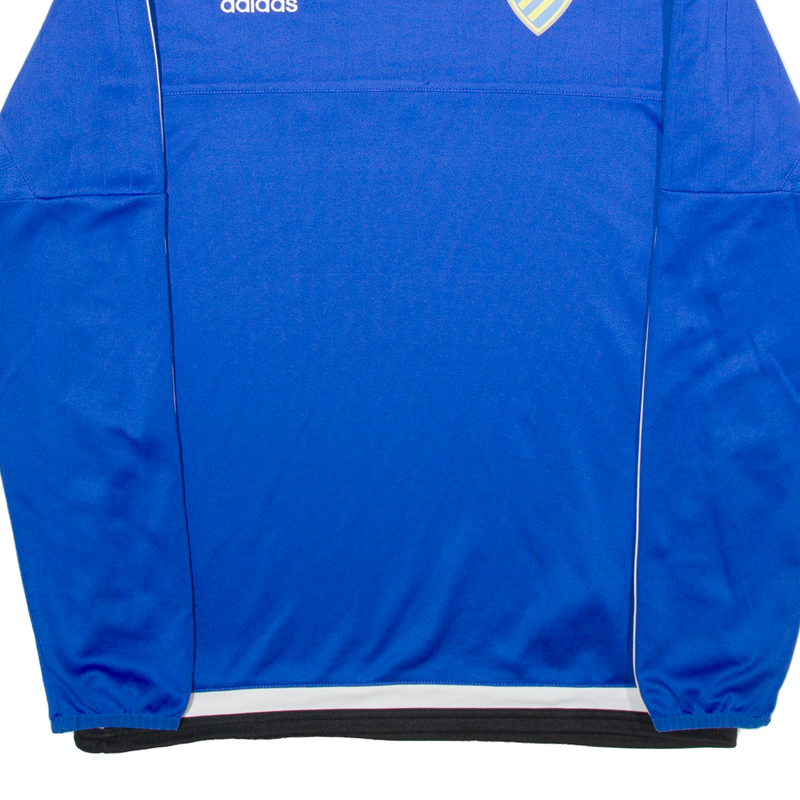 ADIDAS SCD Mens Sweatshirt Blue 1/4 Zip M