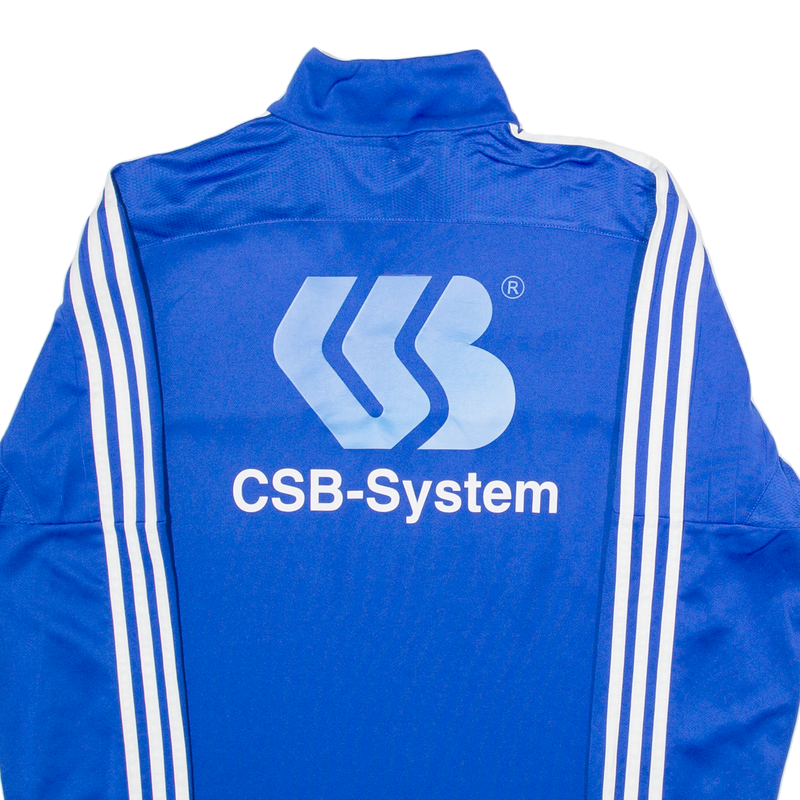 ADIDAS SCD Mens Sweatshirt Blue 1/4 Zip M